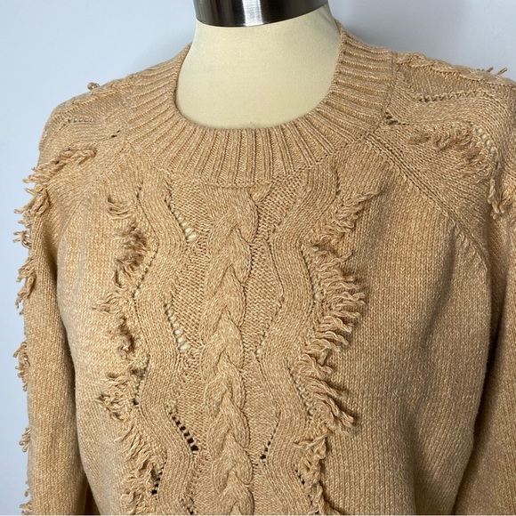 Rails Francis Fringe Sweater in Camel - Picture 3 of 12
